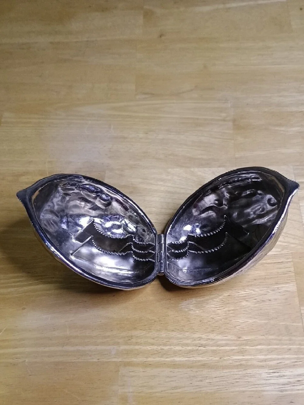 Vintage Mid Century Walnut Shaped Nut Cracker